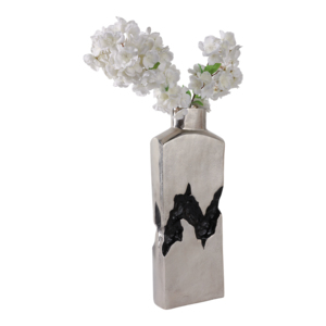 Vaso in metallo intagliato, vaso decorativo moderno per soggiorno, camera da letto, elegante vaso per fiori - Product Image 2