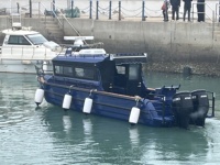 Bateau de pêche sportive en aluminium de 9 mètres de long, type V profond, avec moteur, à vendre