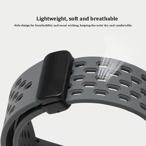 Correa de Reloj de Silicona de la Marca Mingfung, Transpirable, Resistente a la Tensión, Magnética, con Descuento, Impermeable, Multicolor, para Reloj - Product Image 3