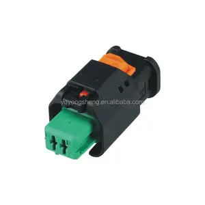 2 hole female Socket Water Temp Sensor Plug Connector Automotive 1801175-5