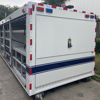 Camion de transport d'équipement d'urgence mobile DIMA pour équipement d'incendie et intervention sur site avec compartiment amovible