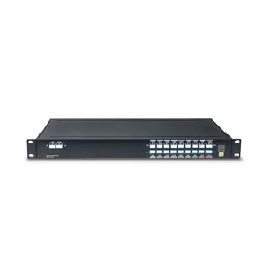 6COM 18CH CWDM Mux Demux, 1270nm~1610nm, 1U 19 inch Rack Mount