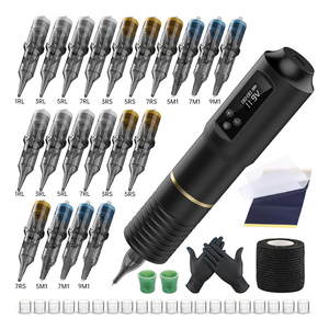 <b>Electric</b> Tattoo Gun Machine Set Complete Tattoo Machine <b>Kit</b> for Body Art Professional Artists Supply for Professional Use - Product Image 1