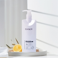 Flacon de shampoing PET de luxe 500 ml avec logo personnalisé, pompe à lotion, distributeur carré unique pour sérum de soin de la peau, anti-fuite