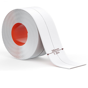 Bande de scellant de bain en PVC transparent auto-adhésif ruban de calfeutrage étanche à la moisissure ruban en T pour receveur de <span class=keywords><strong>douche</strong></span> - Product Image 1