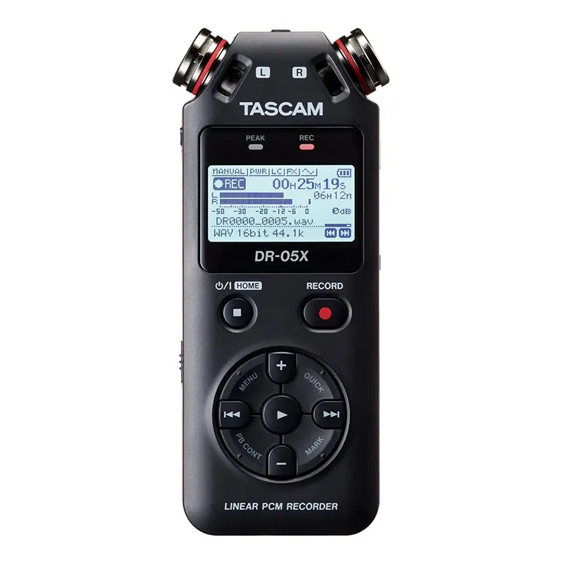 TASCAM DR05X registratore vocale digitale portatile USB interfaccia Audio MP3 HD penna di registrazione di riduzione del rumore