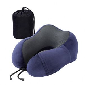 Oreiller de voyage ergonomique en mousse à mémoire de forme à récupération lente, en forme de U, avec logo personnalisé Xdh801, doux et confortable pour le cou, avec sac de transport - Product Image 6