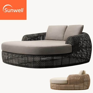 <span class=keywords><strong>Tumbona</strong></span> comercial para piscina de Hotel al aire libre, muebles de ratán sintético, <span class=keywords><strong>tumbona</strong></span> de playa de mimbre para piscina de playa - Product Image 3