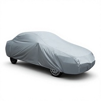 Housse de voiture en polyester argenté 150D, protection contre les intempéries, anti-UV, anti-poussière, pare-soleil pour berline, SUV, pick-up