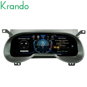 Krando Linux 12,3 "Panel de instrumentos LCD Cabinas virtuales para Toyota RAV4 2019 - 2020 Reproductor multimedia para automóvil Plumero digital