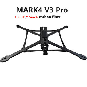 MARK4 V3 <b>Pro</b> 13inch 570mm / 15inch 680mm Carbon <b>Fibre</b> Drone Rack Frame Kit With 8mm Arm For FPV Freestyle Quadcopter Traverser - Product Image 3