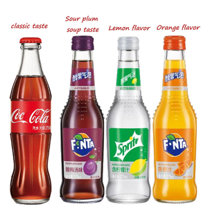 Wholesale New <strong>Cola</strong> 275ml Sour Plum Soup Flavor Carbonated Drink Soda Sparkling Water <strong>Coca</strong> <strong>Glass</strong> Bottle Soft Drinks - Product Image 2