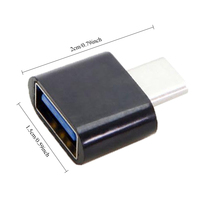 Adaptateur Mini Type-C vers USB-A, connecteur de données OTG pour MacBook Pro, iPad Mini 6 Pro, MacBook Air