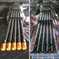 Pipa Bor DTH 102mm 3000mm API 2 7/8 Baja Paduan Reg, Batang Bor Las Gesek untuk Pengeboran Lubang Ledakan Tambang