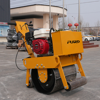 Mini-compacteur routier à tambour unique, autoporté