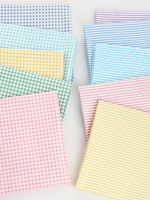Kain Katun 100% Tenun Motif Kotak-kotak untuk Rok Anak Laki-laki, Pakaian, Sprei, Sarung Selimut, Taplak Meja, Tahan Gesekan, Tebal