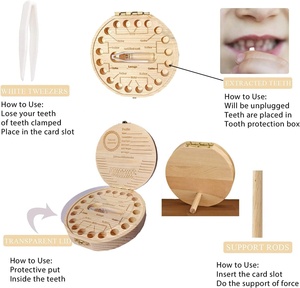 Caja <span class=keywords><strong>de</strong></span> madera para Hada <span class=keywords><strong>de</strong></span> <span class=keywords><strong>los</strong></span> <span class=keywords><strong>dientes</strong></span>, soporte <span class=keywords><strong>de</strong></span> recuerdo para <span class=keywords><strong>dientes</strong></span> <span class=keywords><strong>de</strong></span> bebé para niños, grabado <span class=keywords><strong>de</strong></span> estilo rústico tallado a mano - Product Image 6