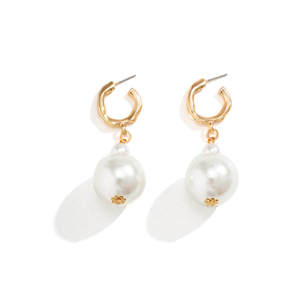 قلادة لؤلؤ هندسي بتصميم بسيط وأطلية ، مجوهرات جذابة جريئة للنساء ، قلادة ضيقة مطرزة بالخرز على الموضة - Product Image 4