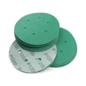 6 дюймов 150 мм алюминиевая оксидная полиэфирная пленка шлифовальный диск влажная сухая шлифовальная наждачная бумага абразивные инструменты для нержавеющей стали