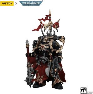 Figura de Acción JOYTOY Warhammer 40K Chaos Space Marines Black Legion Chosen Champion con Bolter y <span class=keywords><strong>Power</strong></span> Maul Escala 1/18 - Product Image 4