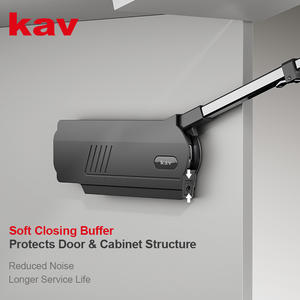 Mécanisme de <span class=keywords><strong>cuisine</strong></span> Kav, support de placard à fermeture douce réglable, tige de levage hydraulique <span class=keywords><strong>avec</strong></span> fer + plastique, modèle de levage à arrêt libre HM09 - Product Image 5