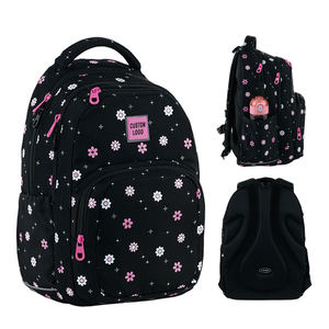 Mochila escolar para estudiantes de viaje joven, mochilas de nuevo diseñador, mochila para adolescentes, mochila escolar con sublimación de flores - Product Image 1
