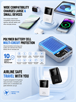 Chargeur portable HYTO avec logo personnalisé, double USB, écran LED, charge rapide, Power Bank 10000 mAh, Power Bank 20000 mAh pour téléphone portable