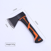 BoChen personnalisé en acier à haute teneur en carbone Camping hache hache de qualité industrielle TPR poignée pour la coupe du bois pour les projets de bricolage en gros
