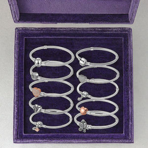 Pulsera de Plata de Ley 925 con Circonitas y Cadena de Serpiente con Dije de Corazón, Diseño Original, Joyería para Mujer y Niña, Regalo para Fiestas - Product Image 3