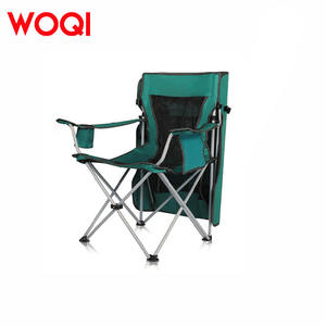 Chaise pliante d'extérieur Woqi avec pare-soleil, structure en aluminium, chaise de camping rectangulaire, couleur personnalisable - Product Image 5
