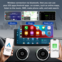 Radio Mobil Sistem Linux 10.25 inci dengan Navigasi GPS untuk Audi A3 2014-2020 8V Pemutar Stereo Multimedia