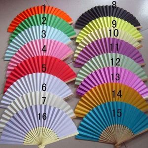 Éventails pliables personnalisables en bambou rose, écologiques, avec technique de fleur DIY, pour mariages, fêtes, cadeau décoratif - Product Image 5