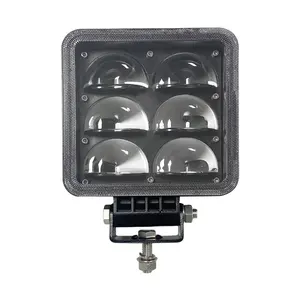 아치 지게차 Led 곡선 안전 경고등 2022 새로운 10-80v 트럭 레드 블루 그린 6pcs * 5w 2 년 스팟 빔 CN;GUA