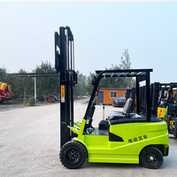 Chariot élévateur électrique 3 tonnes à batterie lithium-ion, mât duplex, certifié CE, vente chaude en usine
