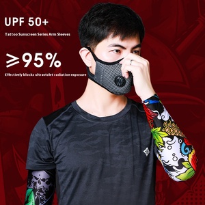 Manchons de compression personnalisables pour bras, motif drapeau crâne et camouflage numérique, protection UV, rafraîchissants, pour basketball et cyclisme - Product Image 4