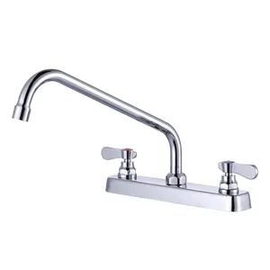 Viga Brass bồn rửa vòi với 12 ''xoay Spout & cung cấp ống, nước trộn vòi nước bồn rửa nhà bếp Mixer tiện ích vòi