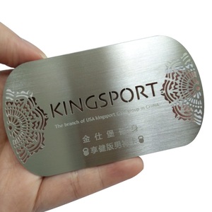 Nhà máy tùy chỉnh giá thấp chất lượng cao thép không gỉ kim loại giấy chứng nhận đồng hồ bảo hành thẻ kim loại Tính xác thực thẻ - Product Image 2