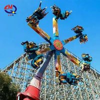 Manèges de fête foraine en plein air, manèges de fête foraine excitants, jeu de fête foraine, roue à vent tournante, surtension électrique à vendre