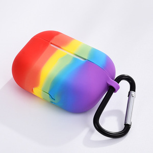 Étui <span class=keywords><strong>airpods</strong></span> arc-en-ciel en silicone bon marché, nouvelle collection 2023 - Product Image 1