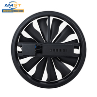 Équipement de scène professionnel avec moteur d'avion, lumière LED RGB rotative, contrôleur DMX 512, en aluminium, taille personnalisée, pour discothèques, bars et événements