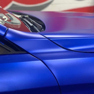 Matte Chrome Dark Blue Car Wrapping Film Decoration Body Sticker Anti Scratch Color Changing Wrap <b>Vinyl</b> - Product Image 4