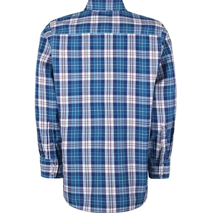 Camisa a cuadros ignífuga FR Clothing CAT2 de 7.5 oz con botones a presión y mangas de algodón FR para soldadura - Product Image 2
