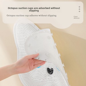 Tapis de massage en silicone pour les pieds, antidérapant, pour salle de bain et douche, outil idéal pour le lavage et le bain des pieds - Product Image 3