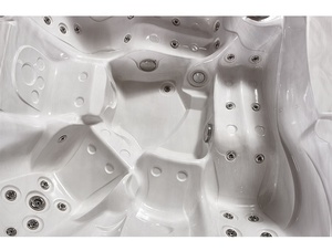 5 persona a casa jardín jacuzzi con madera-panel de plástico al aire libre en suelo <span class=keywords><strong>piscina</strong></span> <span class=keywords><strong>spa</strong></span> - Product Image 3