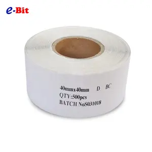 Popular EAS RF Anti-theft System Barcode Soft Tag Label 40*40mm Sticker Blank Cashier Grocery For Shoes Tore Shoemaker Shoe Shop