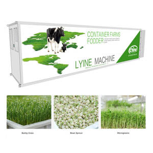 Conteneur automatique hydroponique pour germination d'aliments pour animaux 40HQ, contrôle APP/WiFi, capacité 1000-1500 kg/jour pour orge et herbes multiples - Product Image 6