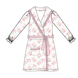 All'ingrosso abito <span class=keywords><strong>da</strong></span> pigiama personalizzato in <span class=keywords><strong>cotone</strong></span> vestaglia per bambini e bambine pigiami - Product Image 5