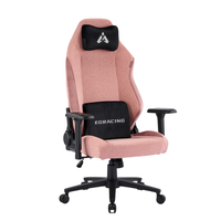 Chaise de jeu de luxe de tâche de mousse de moule de tissu rose moderne de sécurité de haute qualité pour le volant