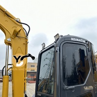 Ekskavator Jepang bekas harga murah ekskavator kecil KOMATSU PC55 5 Ton ekskavator kecil dalam kondisi bagus untuk dijual murah