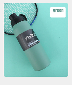 Bouteille d'eau sportive isolée sous vide en acier inoxydable 304 de 650 ml et 1000 ml avec poignée et couvercle, grande capacité, logo personnalisé - Product Image 5
